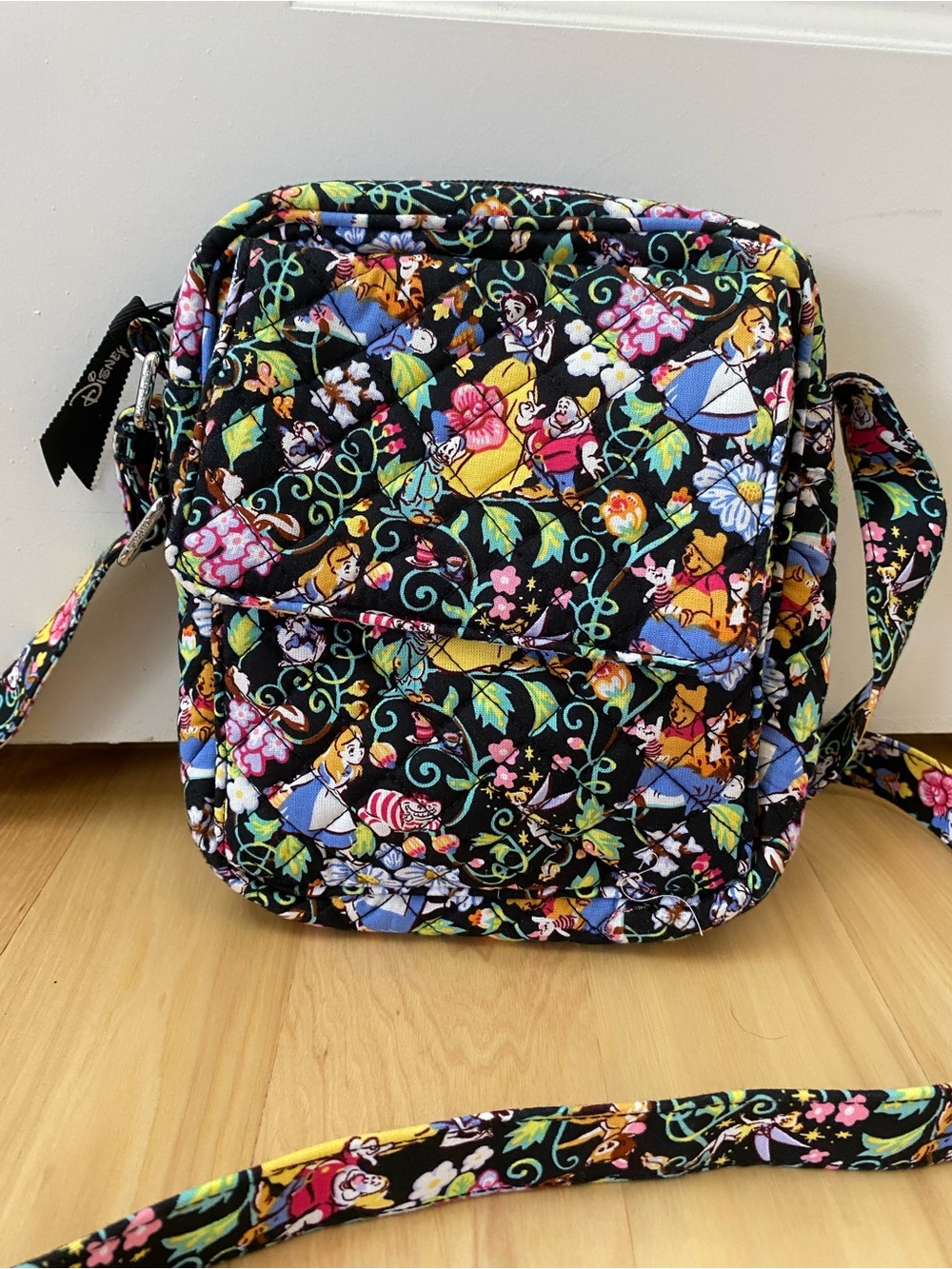 Vera Bradley Disney 100 Small Crossbody Bag Snow White Alice Pooh Bambi